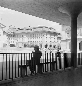 Casinoplatz mit Stadt- und Universitätsbibliothek, Bern