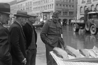 Fischmarkt auf dem Waisenhausplatz, Bern 