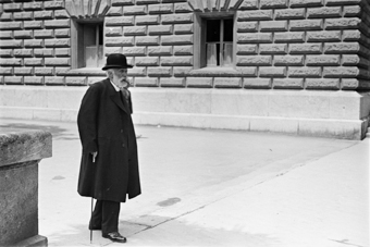 Spaziergänger auf der Bundesterrasse, Bern