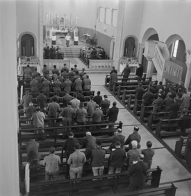 Strafanstalt Bellechasse: Messe in der katholischen Kirche
