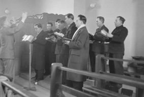 Kirche der Strafanstalt Bellechasse: Männerchor