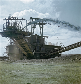 Baggermaschine für Goldgewinnung