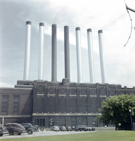 Kohle-Kraftwerk in Detroit