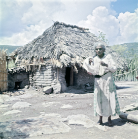 Indigene Frau in Mexiko