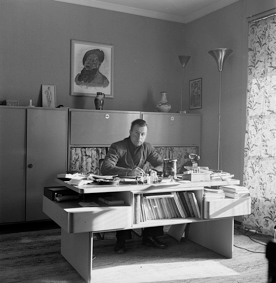 Paul Senn in seiner Wohnung an der Junkerngasse in Bern
