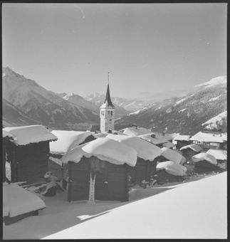 Aufnahme von Bellwald im Winter