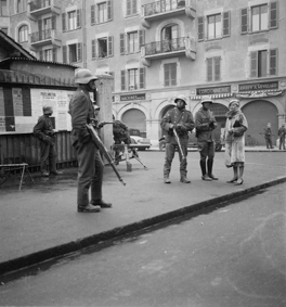 Unruhen von Genf 1932: Strassensperre