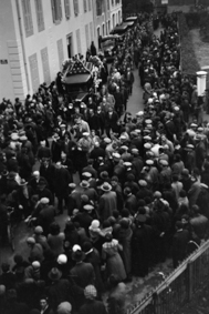 Unruhen von Genf 1932: Trauerzug für getötete Demonstranten