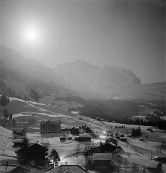 Wengen mit Jungfraumassiv