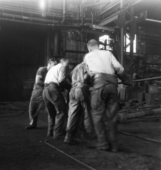 Teamarbeit in der Giesserei Sulzer