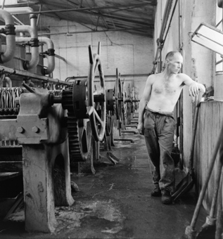 Arbeiter im Gaswerk