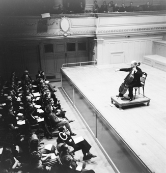 Pablo Casals im Casino Bern