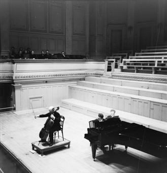 Pablo Casals im Casino Bern