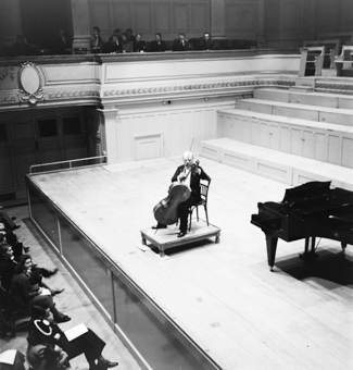 Pablo Casals im Casino Bern