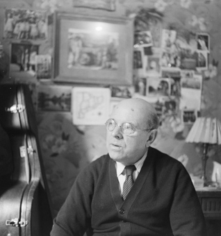 Pablo Casals in seinem Haus in Prades