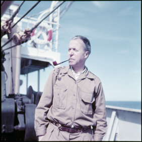 Paul Senn auf der Überfahrt nach Amerika